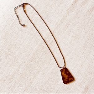 Animal Print Pendant Necklace